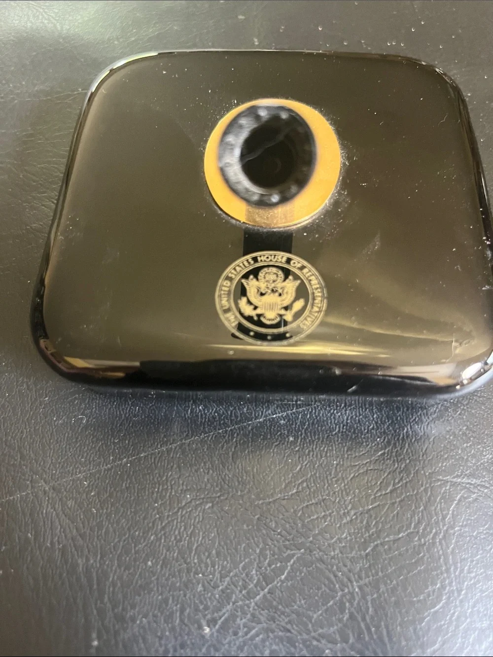 Black and gold House of Representatives Pen Holder